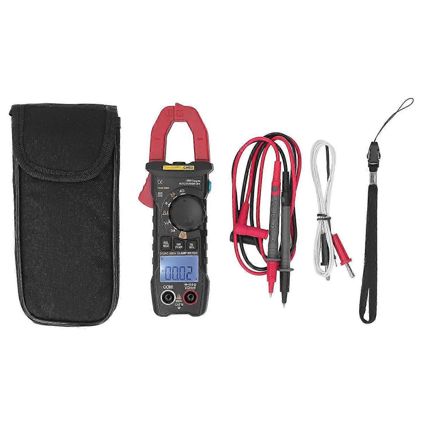 Clamp Meter Digital Display Multimeter Ammeter Voltmeter Tester for AC DC Circuit