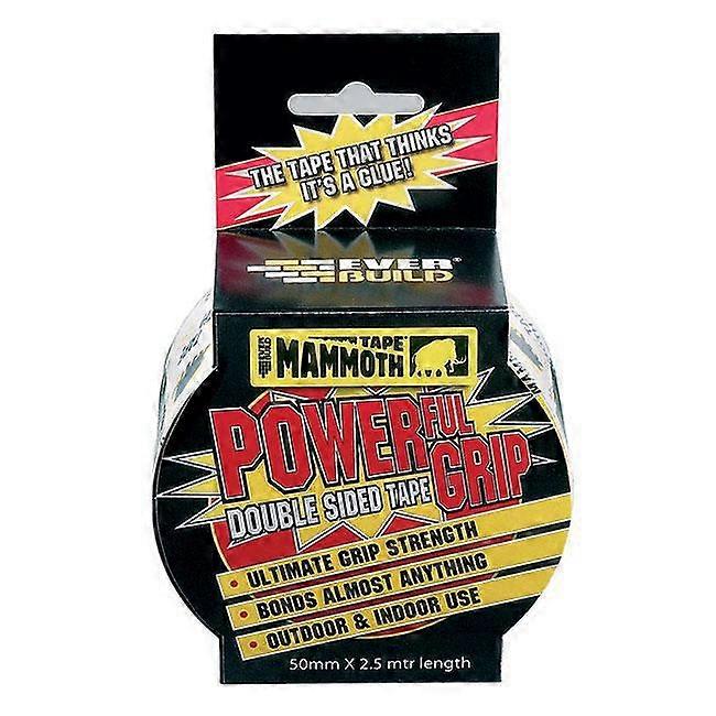 Everbuild Mammoth Powerful Grip Double Sided Tape 50mm x 2.5m