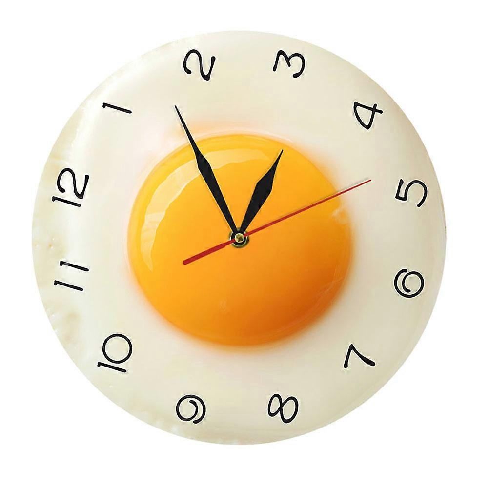 Here's a compelling product description for your **Creative Poached Egg Shaped Wall Clock**, tailored for use in **home and office environments**: