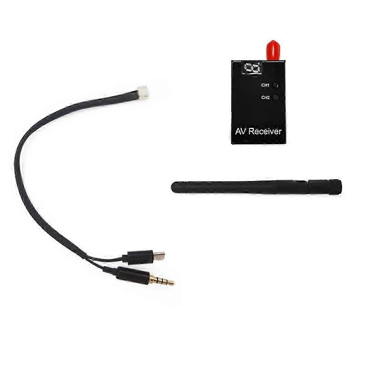 RC8X ट्रांसमीटर के लिए 708R 5.8G 48CH वायरलेस ऑडियो/वीडियो FPV रिसीवर मॉड्यूल