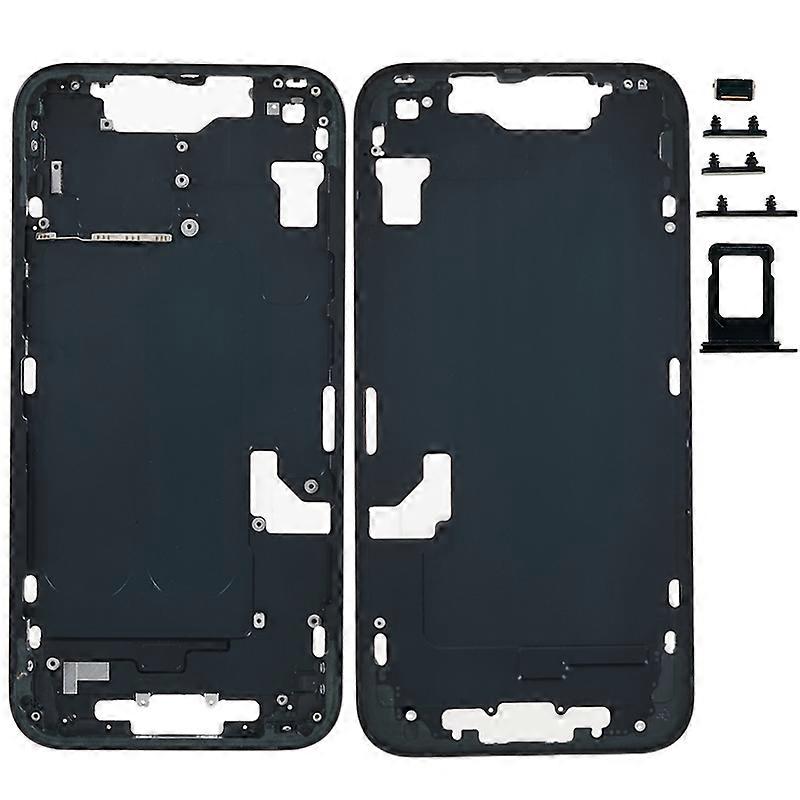 For iPhone 14 Middle Plate Frame Side Buttons Replacement (without Logo)