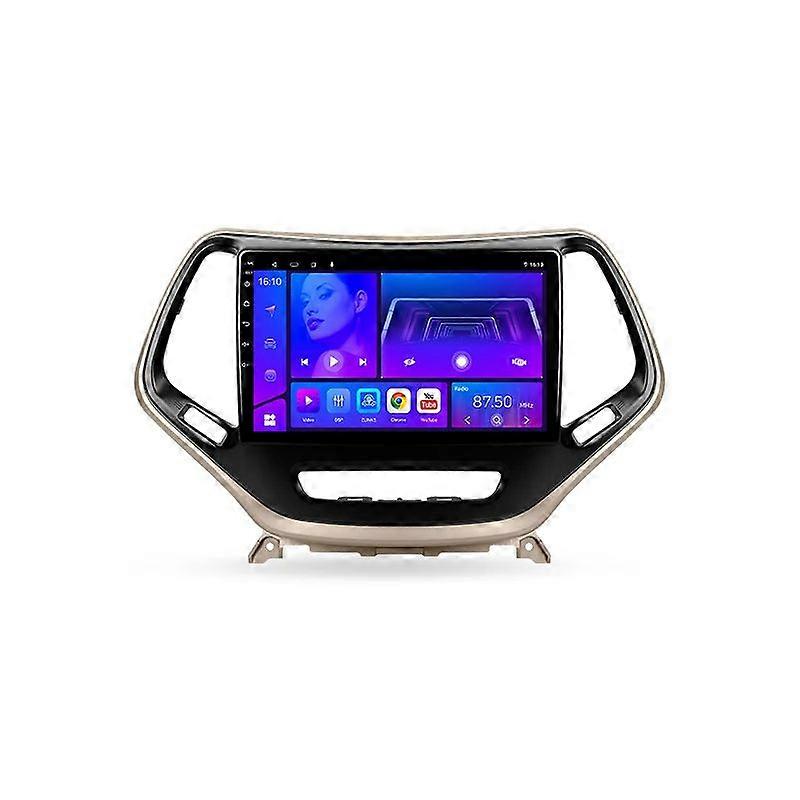 2 Din For Jeep Cherokee 5 KL 2014 - 2018 4G 8-core WIFI Android Auto Car Radio Player Stereo Tesla Vetical Screen 9 Car Multimedia Video Player GPS Na