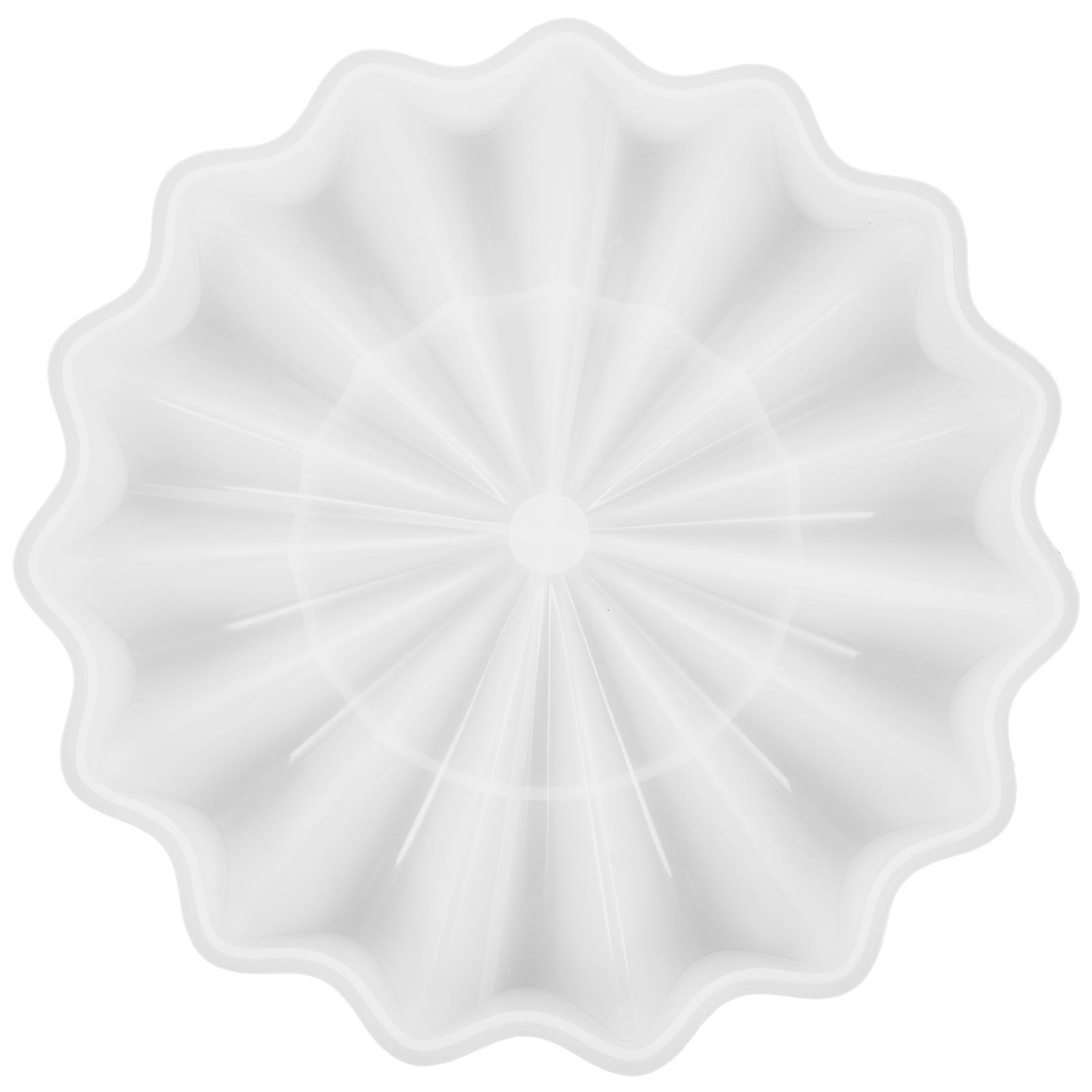 Diy Mold Silicone Mold For Tray Wave Pattern Home Use 21X21cm Handcraft Creation 1Set