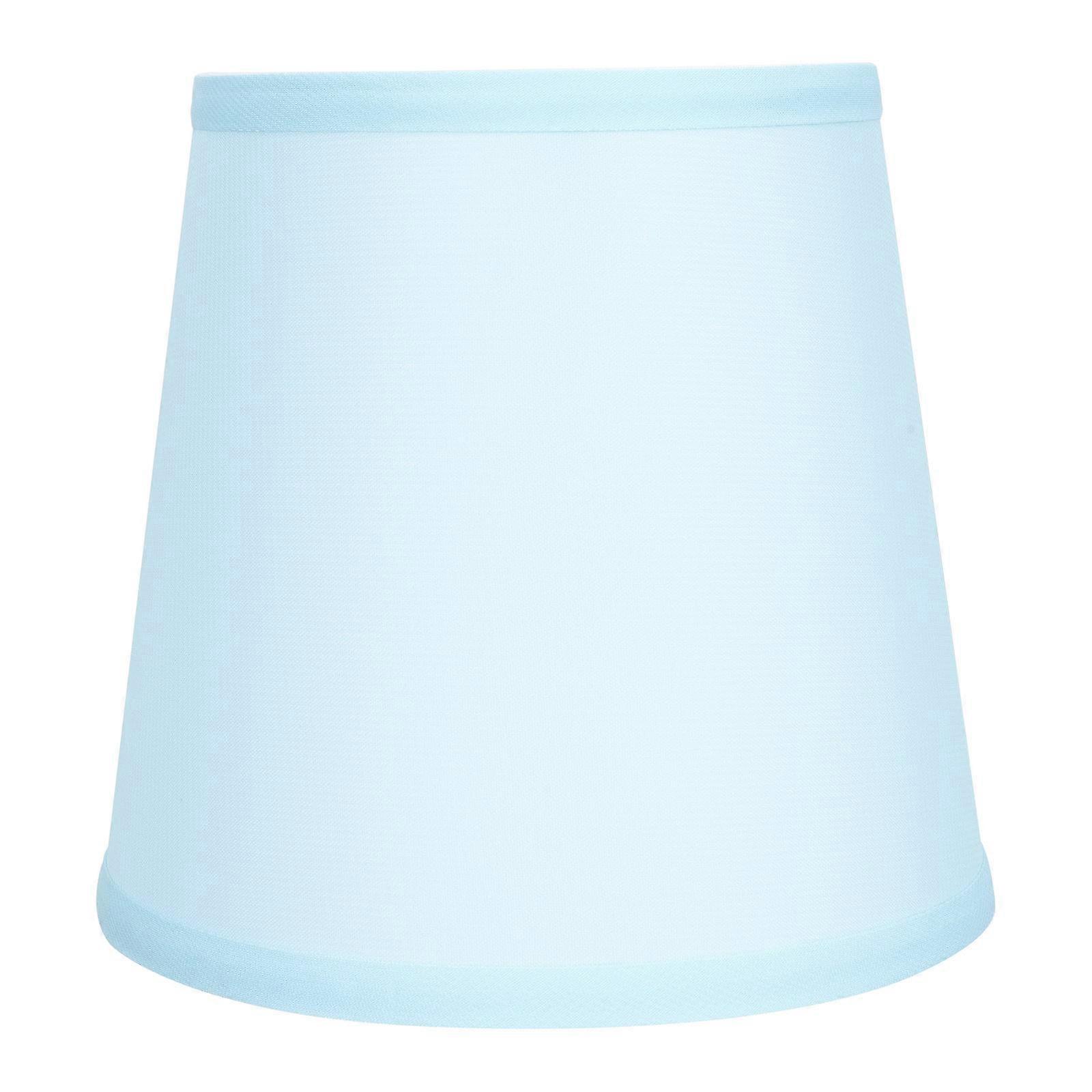 Replacement Lampshade European Style Fabric Lampshade Ceiling Lamp Protective Cover Simple Design Blue 15x15cm 1Set