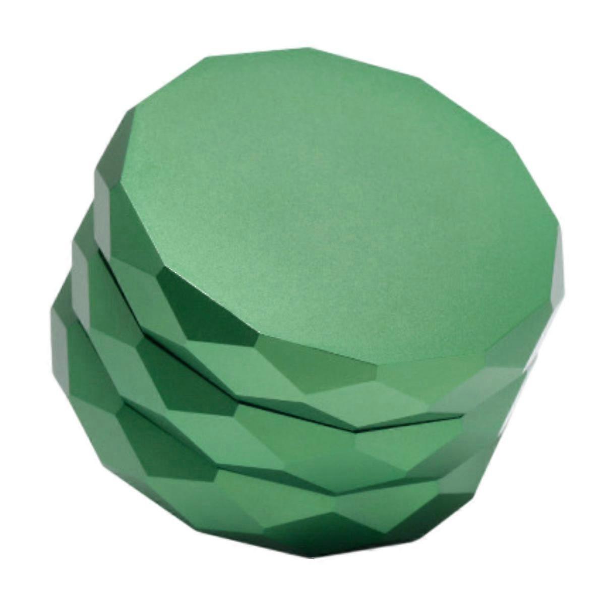 4-Piece Pyramid Mill Set with Pollen Filter - 63mm Diameter Herb Grinder with Protective Bag for Enhanced Grinding Experience