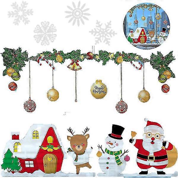 Christmas Snowflake Window Cling Stickers