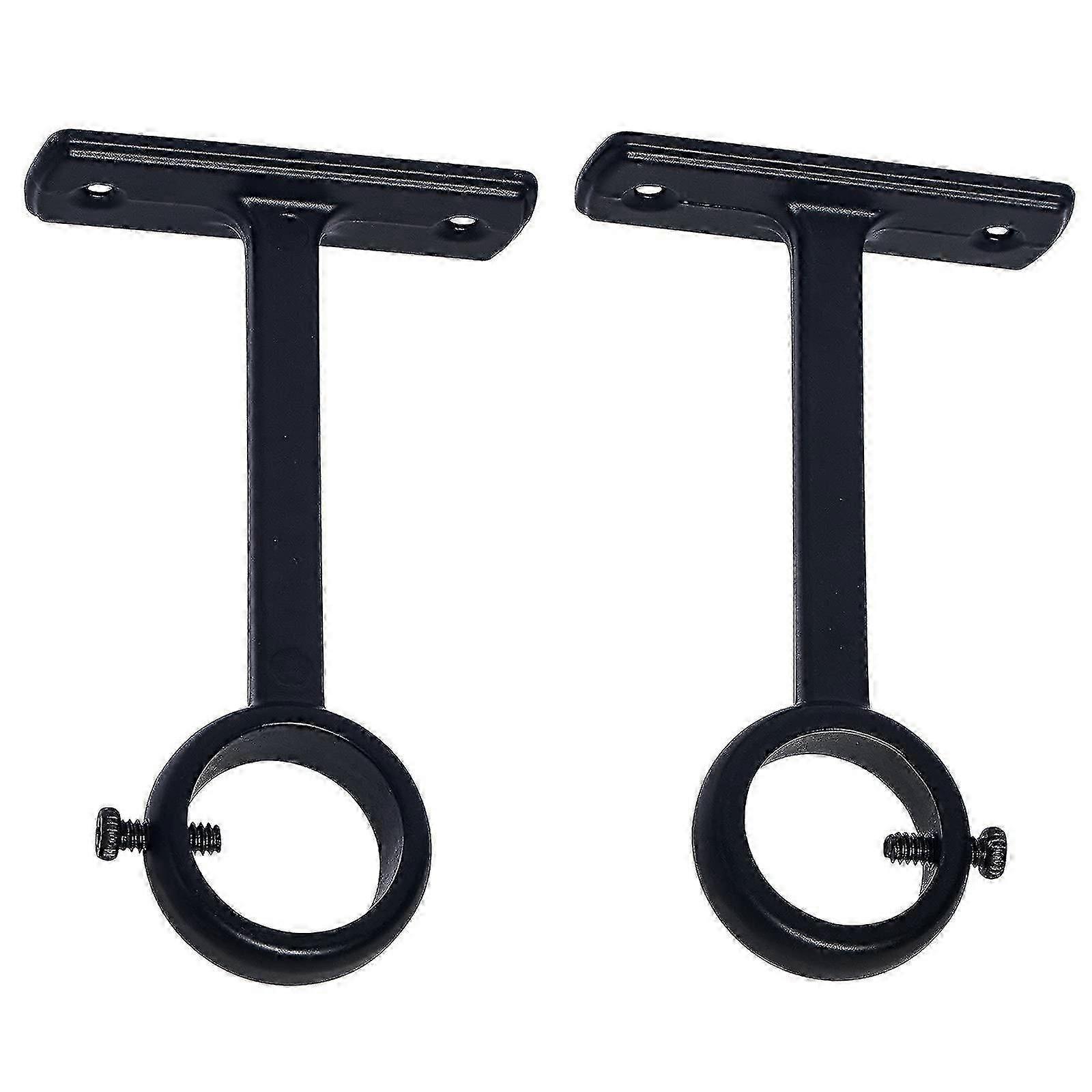Supports de tringle à rideau montés au plafond, support de plafond robuste pour support de tringle à rideau de 1 pouce (2