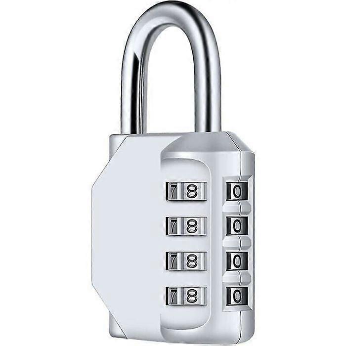 4 Digit Combination Lock, Combination Lock, Number Code Lock, Combination Lock for Gym, School, Gate, Shed,