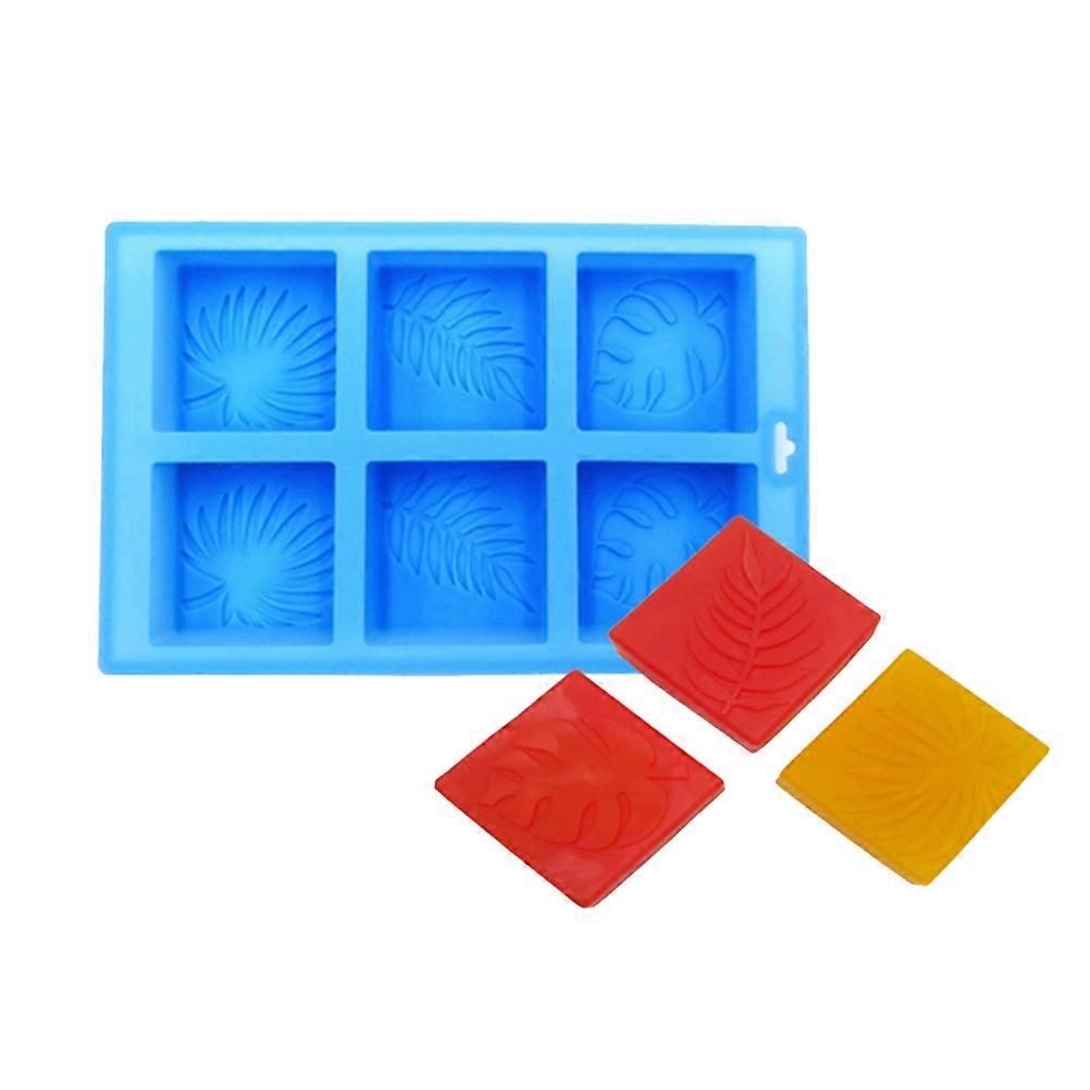 Blue Silicone Cake Mold for Soap Making 1PC Food Grade Flexible and Non-stick Safe to Use
