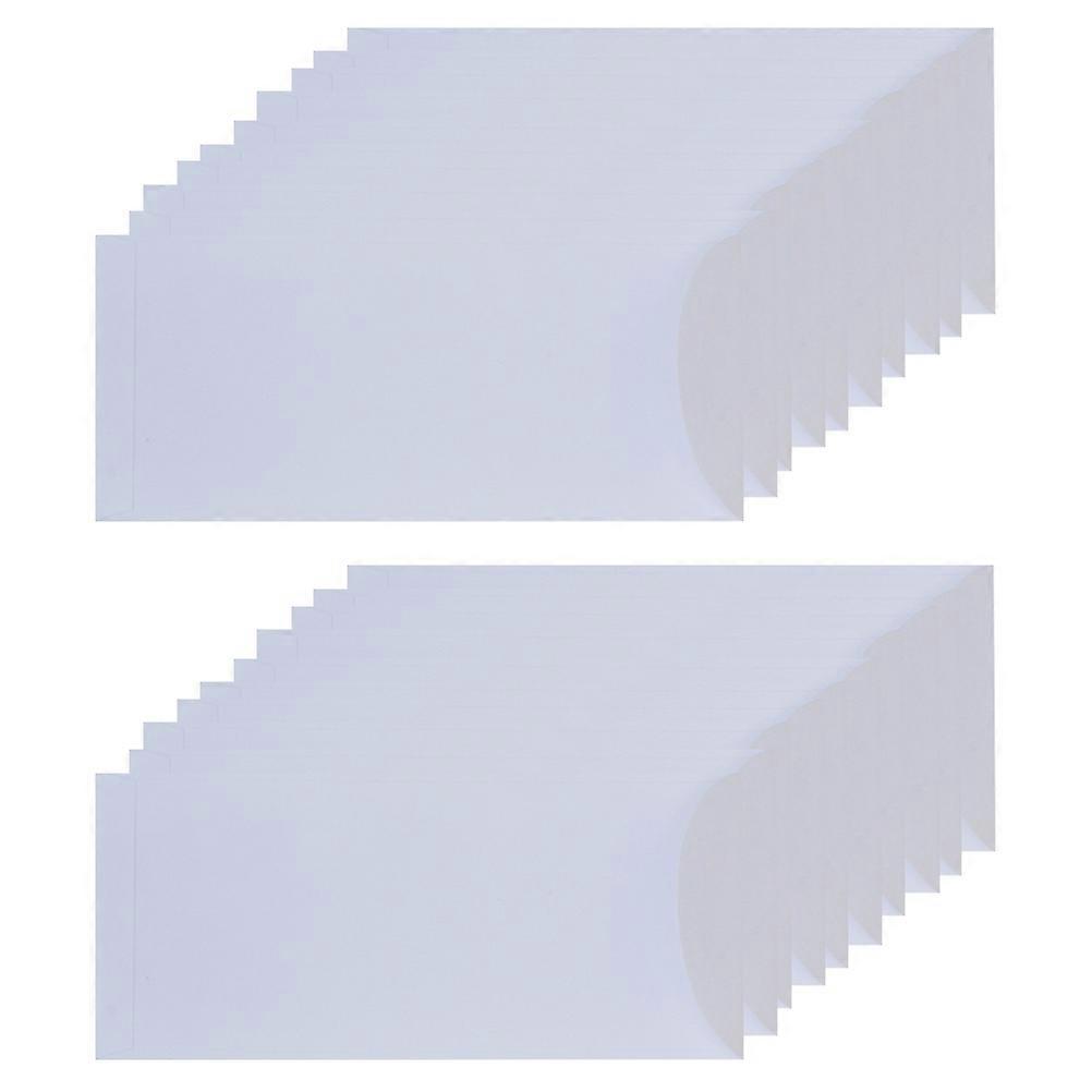 White Blank envelopes Made of Premium Paper for Storage with High Security and Reusability 20 Pcs