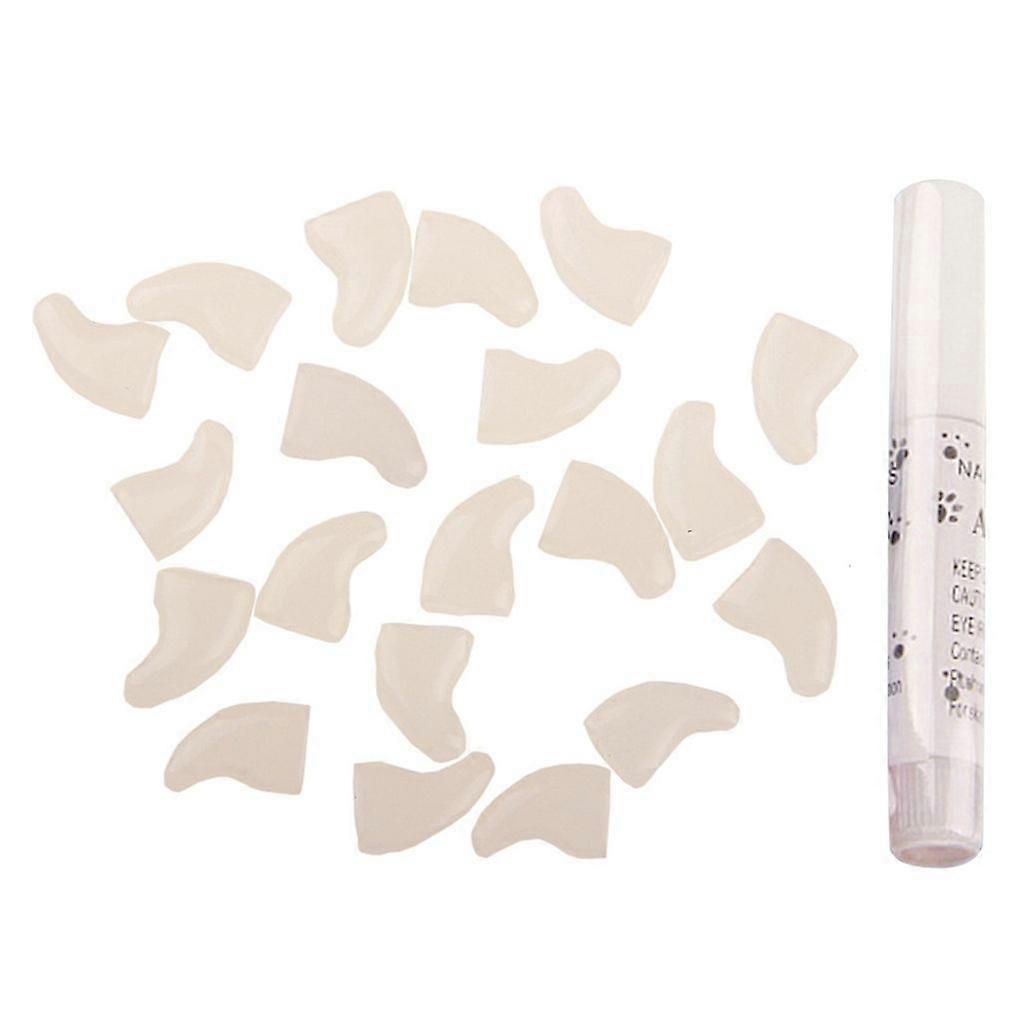 Pet Nail Caps and Adhesive Applicator with Instruction Declawing