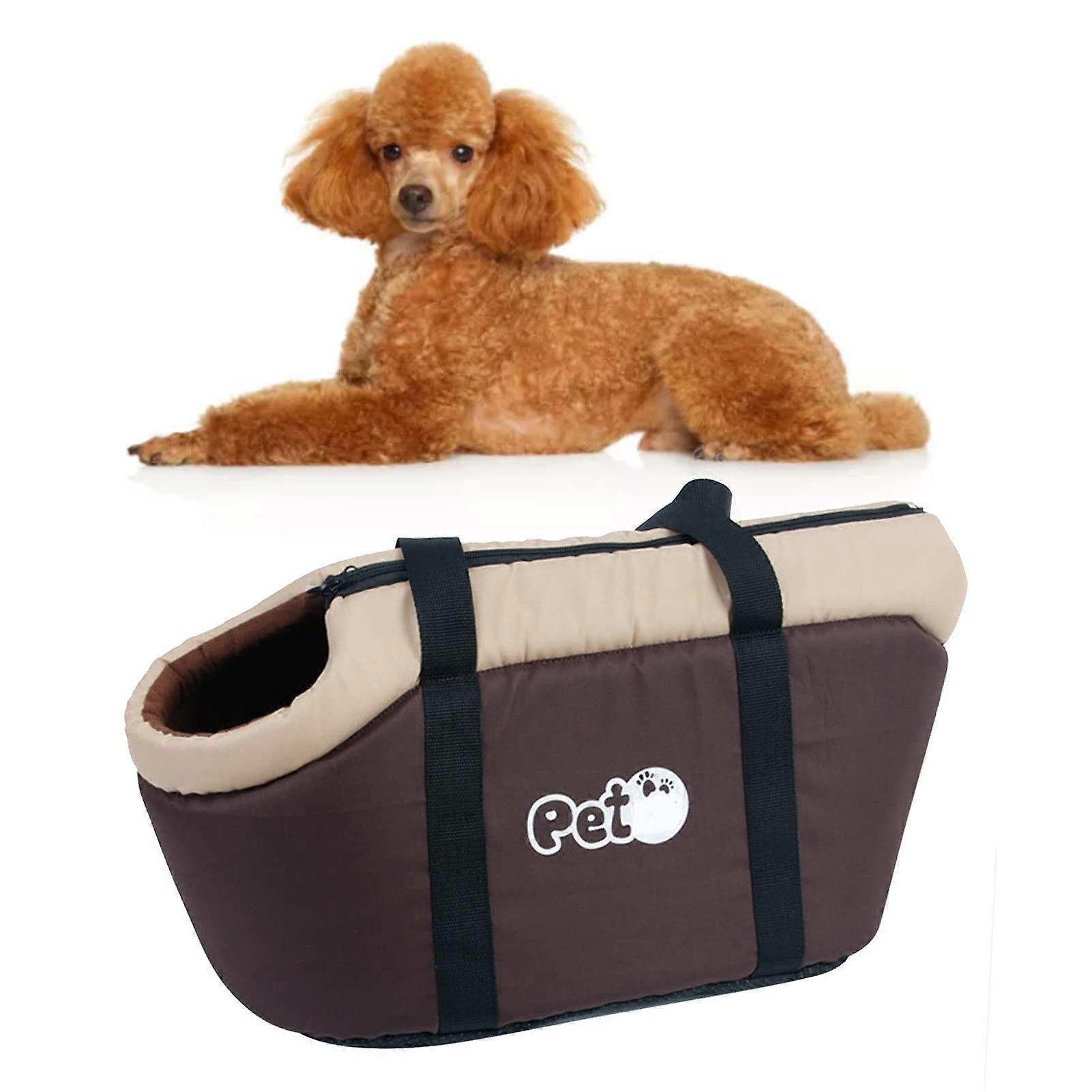 Pet Carrier Soft Lining Breathable Pet Carrier Bag for Dogs (38 x 20 x 25 cm)