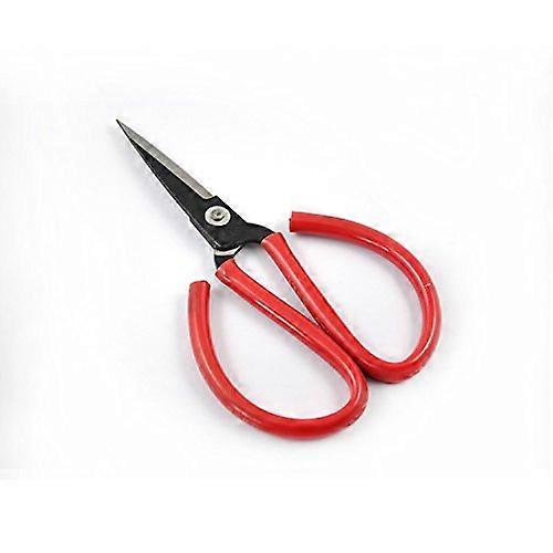 Carbon Steel Forged Household Scissors Durable 166 mm Rubber Coated Handle Bonsai Tool Scissors