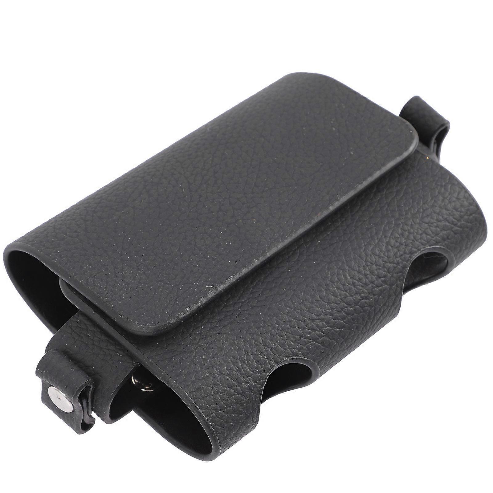 Black Golf Balls Storage Bag for Daily Use with Durable Design and Practical Waist Belt 4.5x6.8 inches