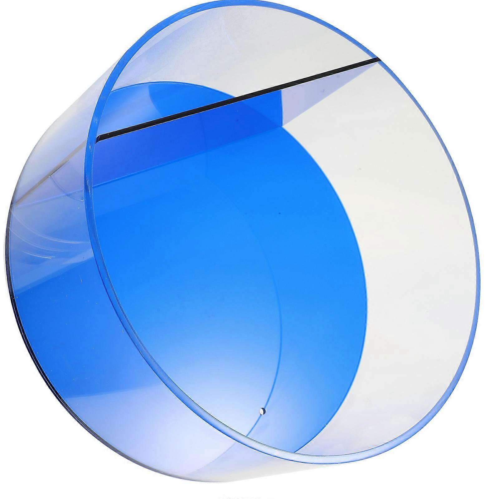 Blue Acrylic Display Box for Action Figures and Dolls Storage with Premium Quality Ideal for Collectibles Organizing