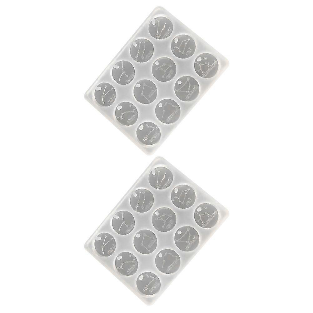 Stones Resin Molds Creative Silicone Mould For Craft Making DIY Enthusiasts 8.5X11.5CM High Transparency 2Pack