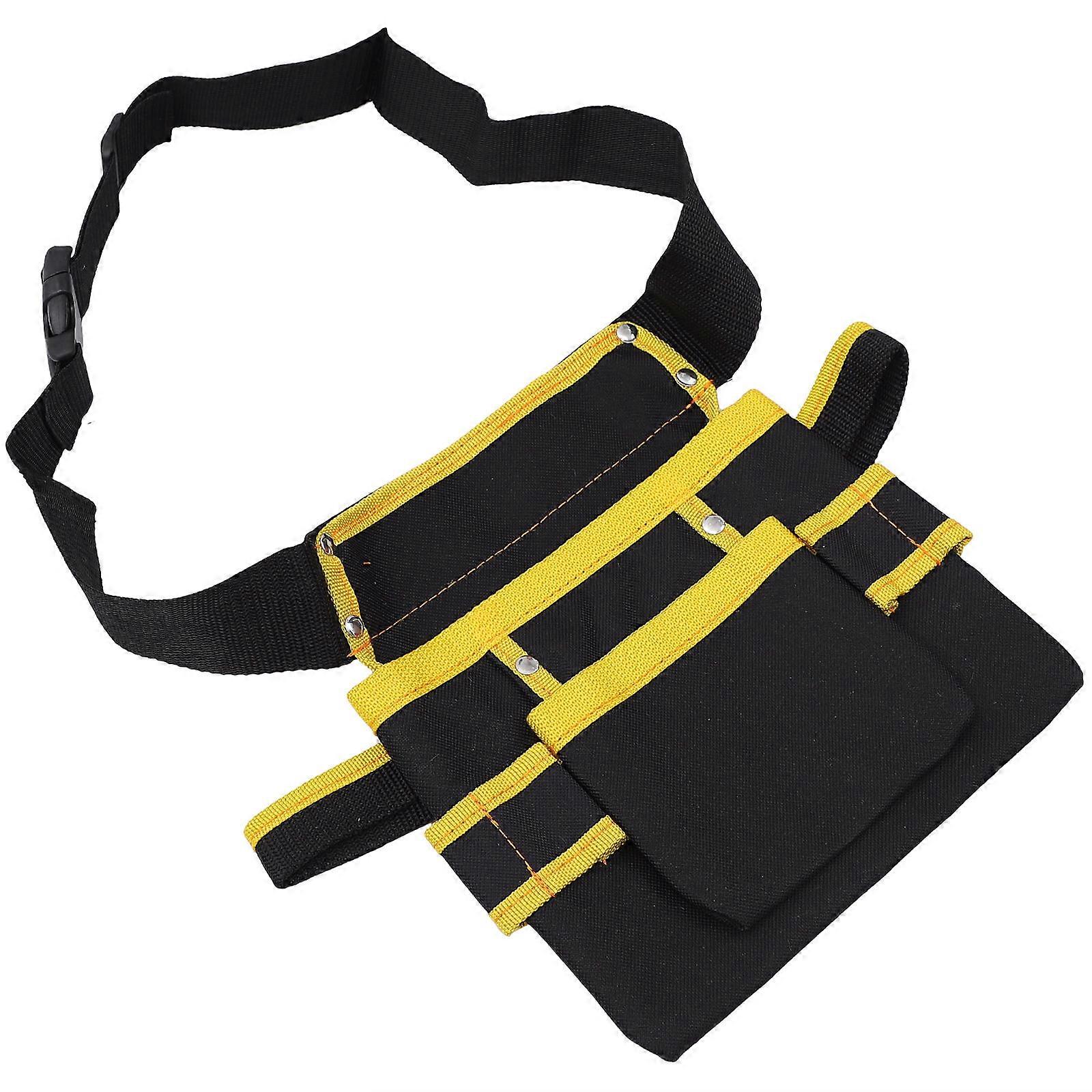 Heavy Duty Waist Bag for Electricians – Large Capacity Tool Storage Pouch with Multiple Pockets for Efficient Organization and Quick Access