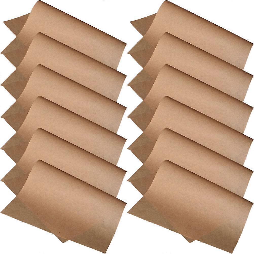 Baking Parchment Paper Sheets for Oven and Air Fryer Light Brown Kraft Paper 100 Pieces