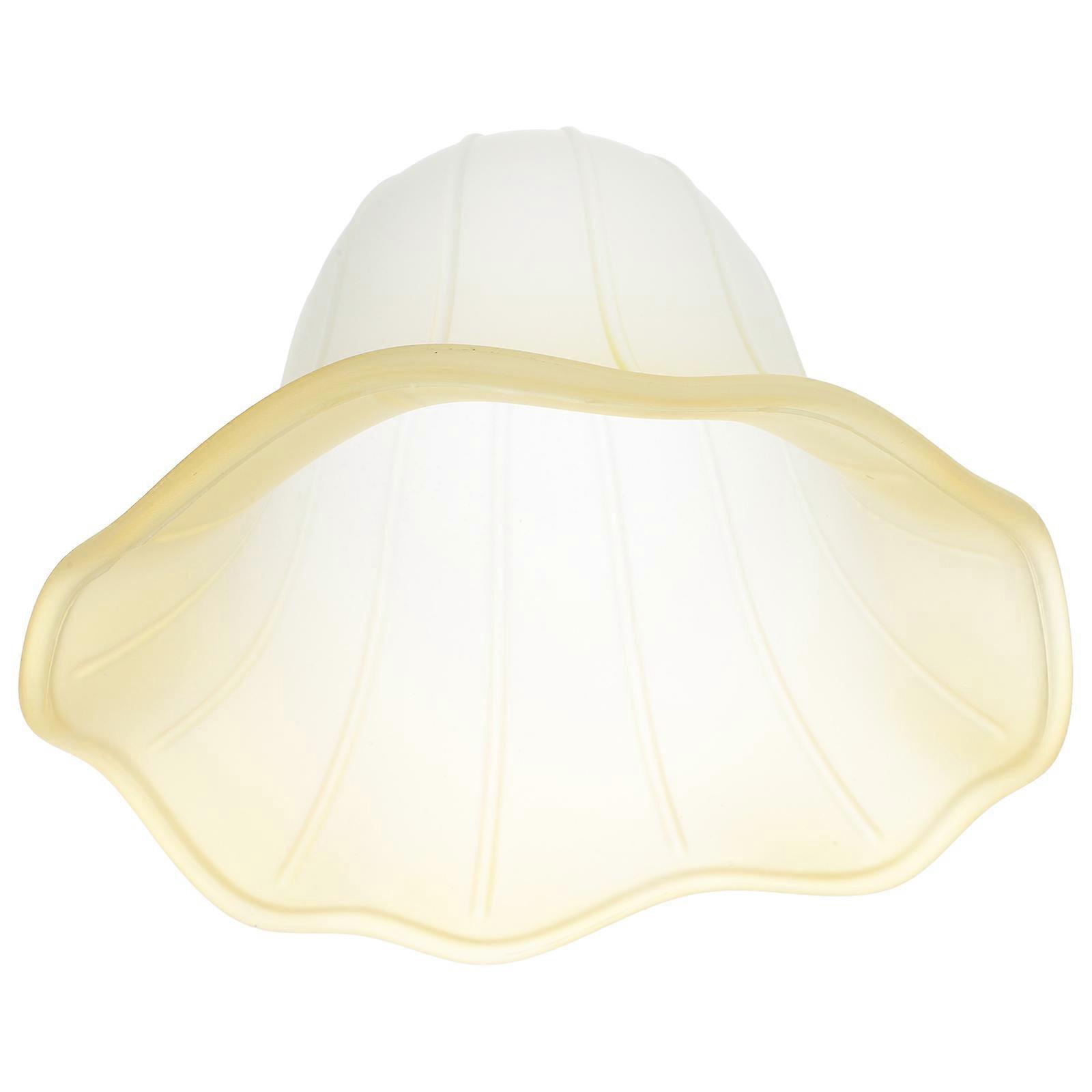 Frosted Glass Lampshade Bell Shape Light Diffusion For Living Room 1Set