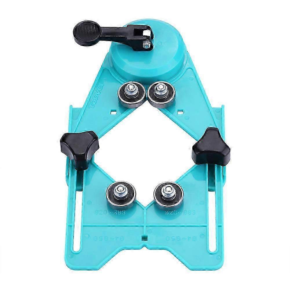 Adjustable Drill Bit Hole Drilling Guide Locator for Glass, Marble, & Ceramic Tiles - 4-83mm Sucker Base Tool