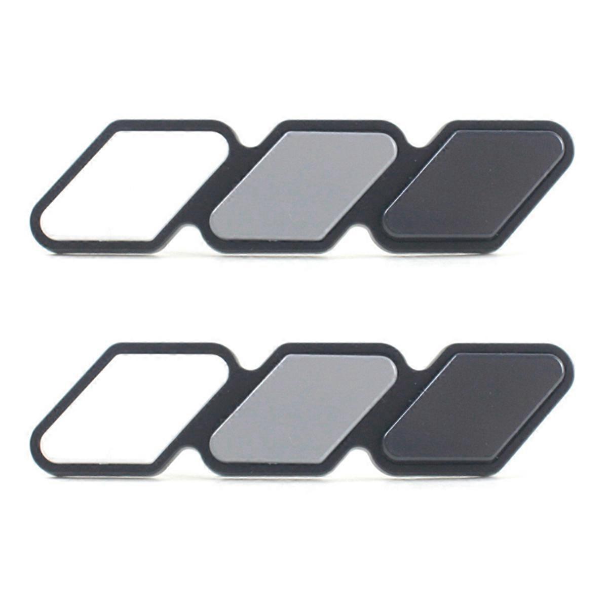 2X Tri-Color Front Grille Badge Emblem for 4Runner