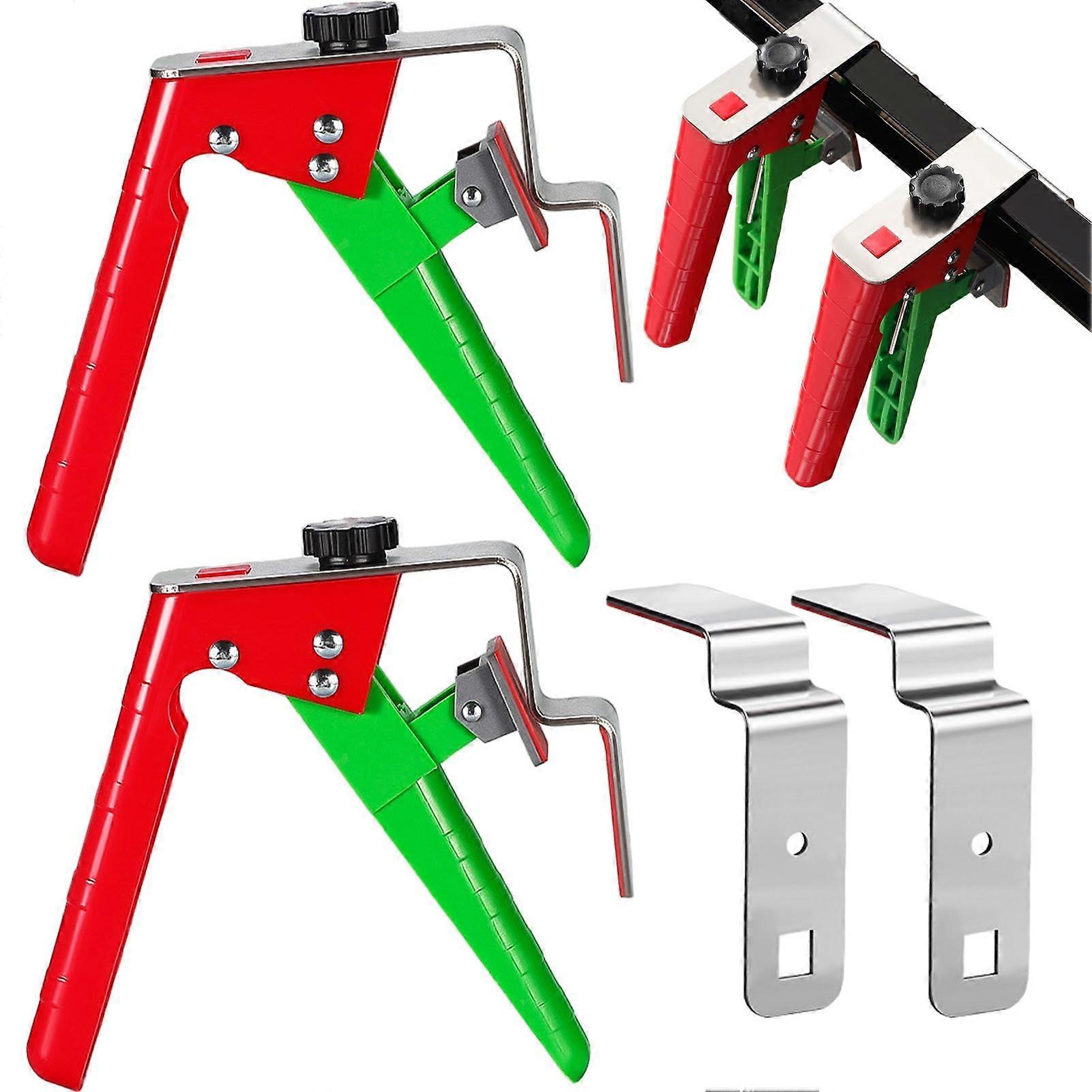 Woodworking Clamp Set | Adjustable Drawer Mounting Clamps for Cabinet Installation | Heavy-Duty Woodworking Clips