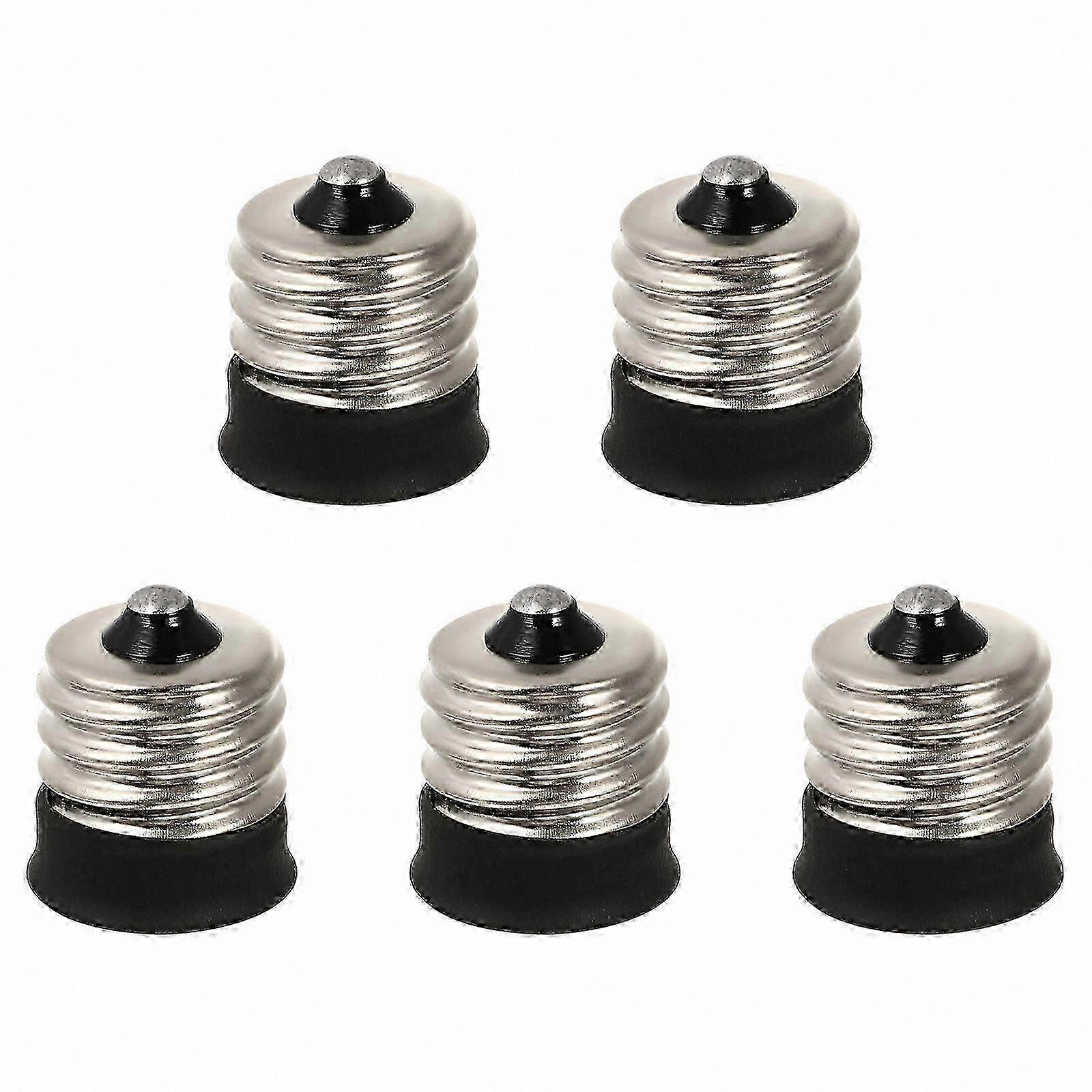 5 stk Menorah pæreadapter E17 E14 lysadapter E14 pære E14 stik E17 E14 basisadapter