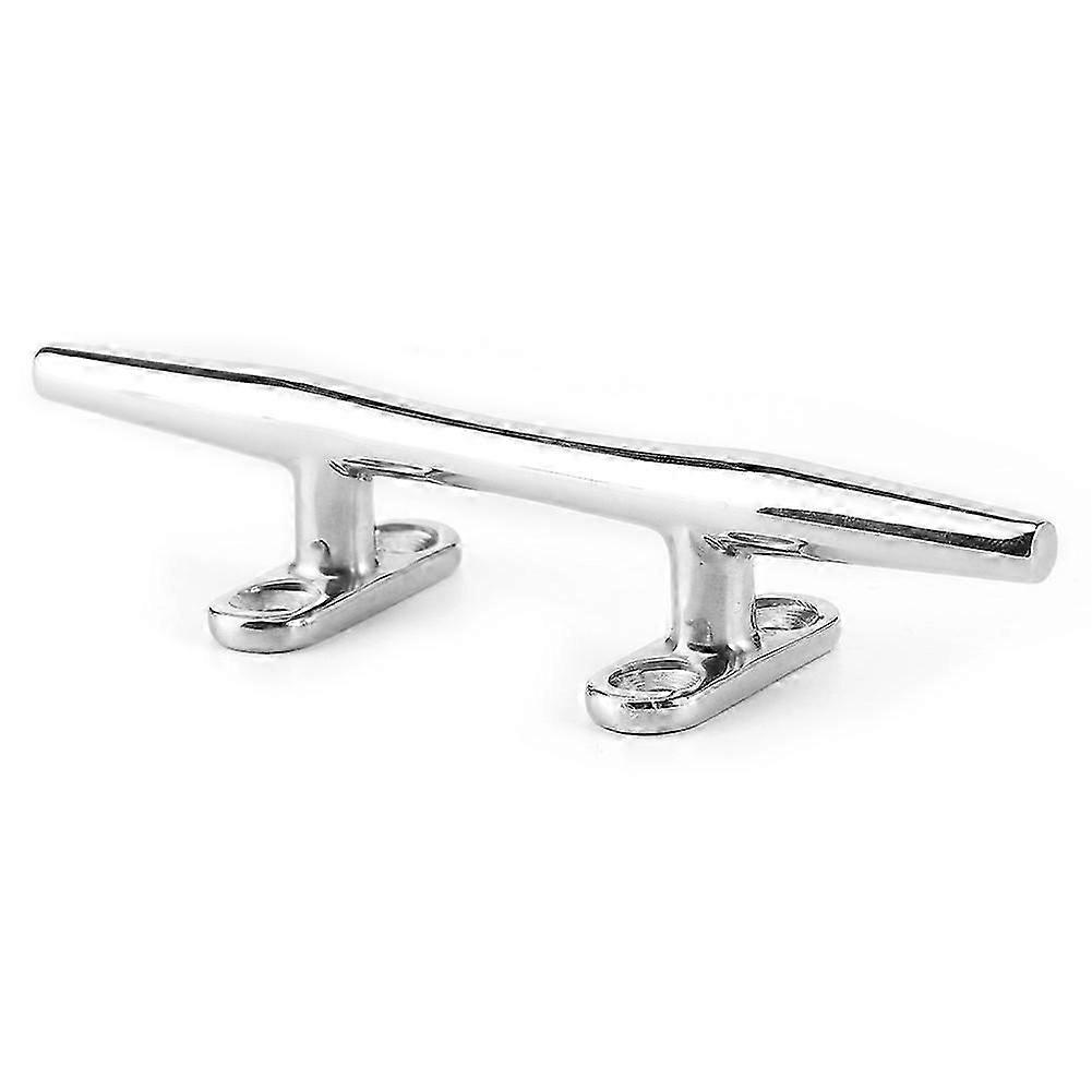 6in מזח סיפון חבל cleat נירוסטה אביזרים מעשיים עבור עגינה סירה ימית