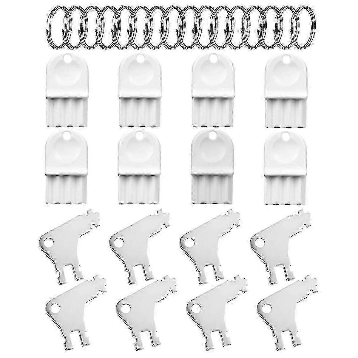 Metalliset ja muoviset vaihtoavaimet wc-paperipyyheannostelijoihin, 16 kpl hwy