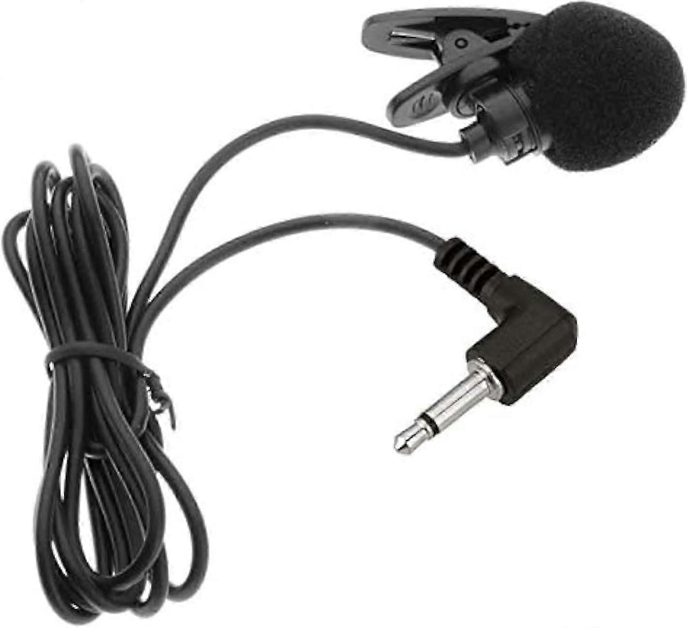 lavalier Lapel Tie Clip-on 3.5mm Jack Condenser Collar Microphone for Belt Pack