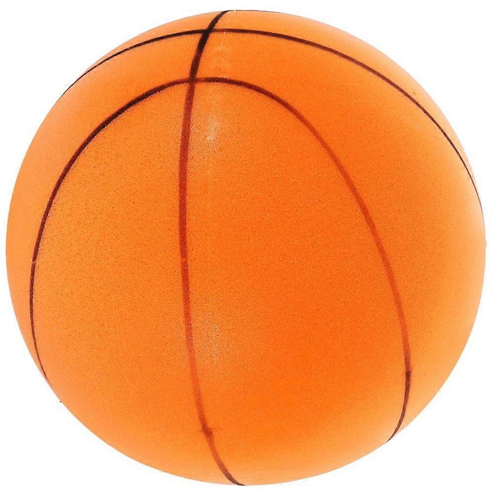 Round Silent Basketball Elastic Ball For Children Safe Indoor Play Sturdy Material 1Set