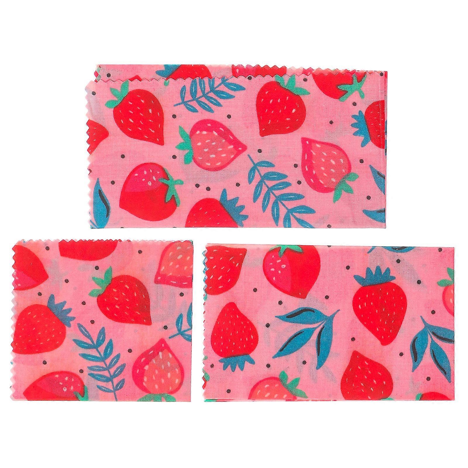 Beeswax Food Packing Paper 3Pcs DIY Design Multi Color Perfect For Gift Giving