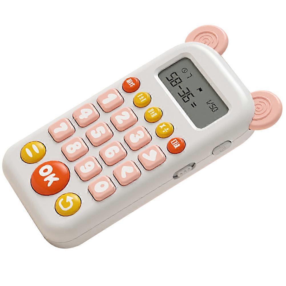 Electronic Math Game Children Calculator Educational Tool Cognitive Development Home School 1Pcs