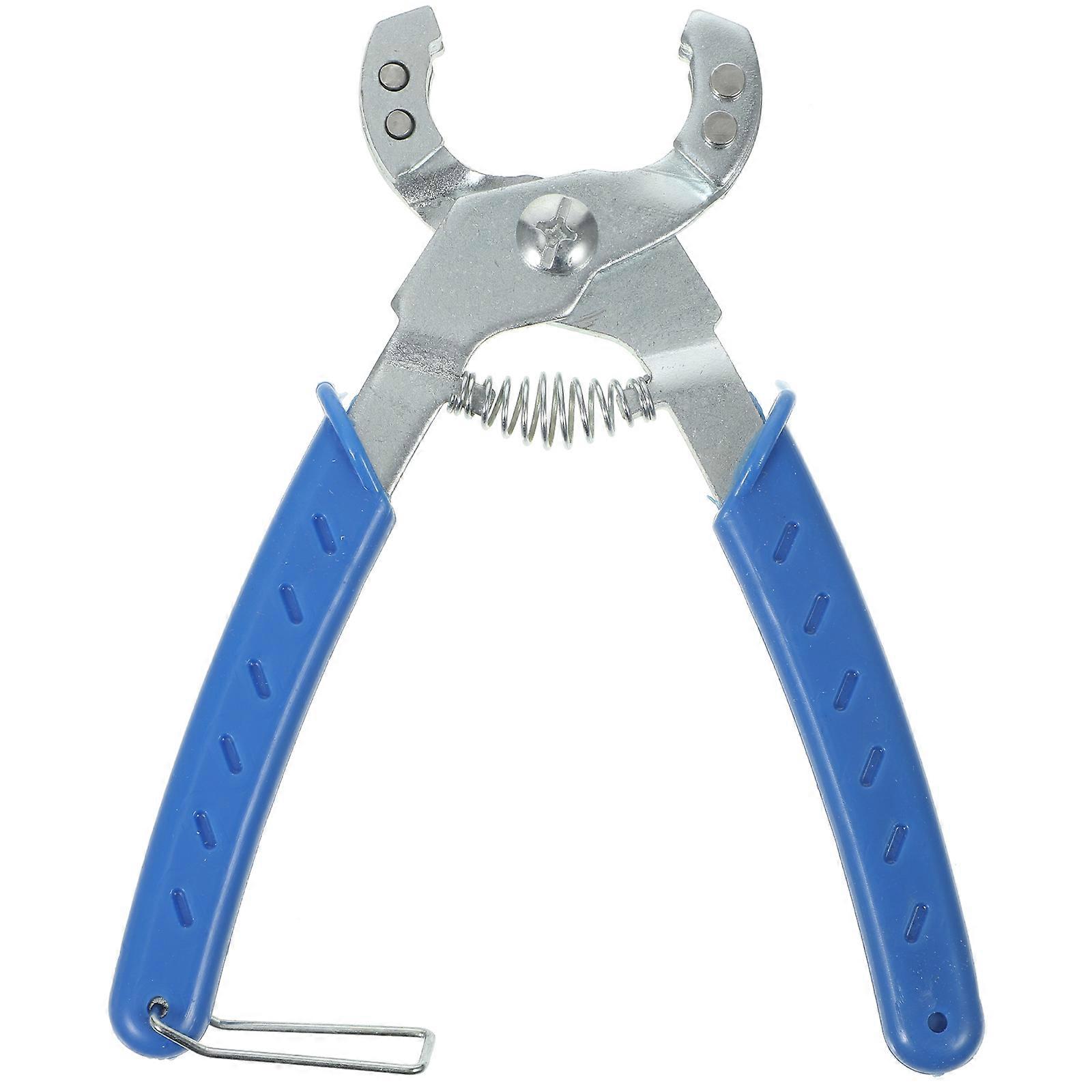 Blue Multi-functional Poultry Farming Pliers for Home Use Quality Plastic and Steel Material