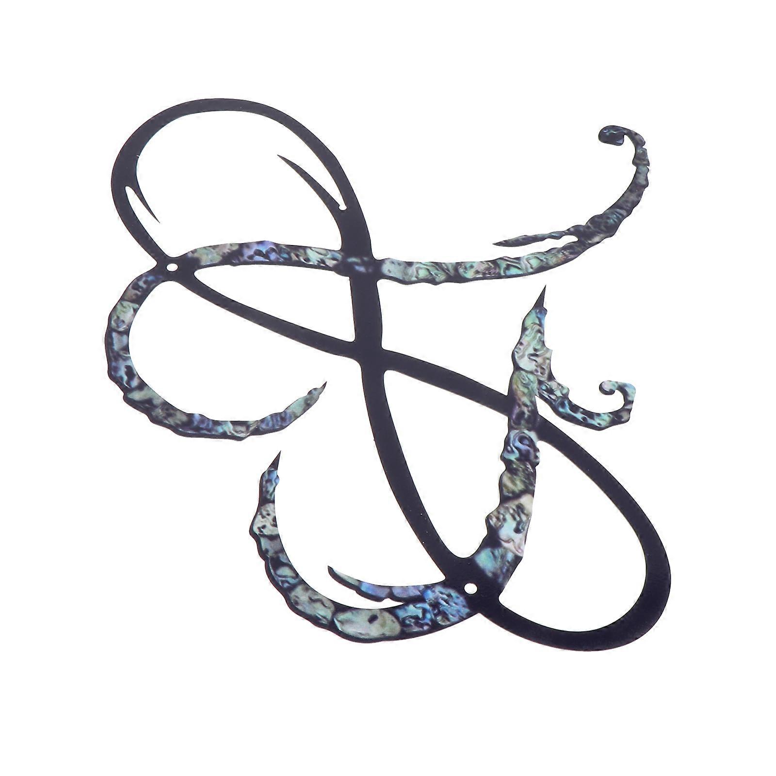 Decorative Heart Design Iron Wall Hanging Sculpture Suitable For Family Outdoor Garden Decorations 1Pc