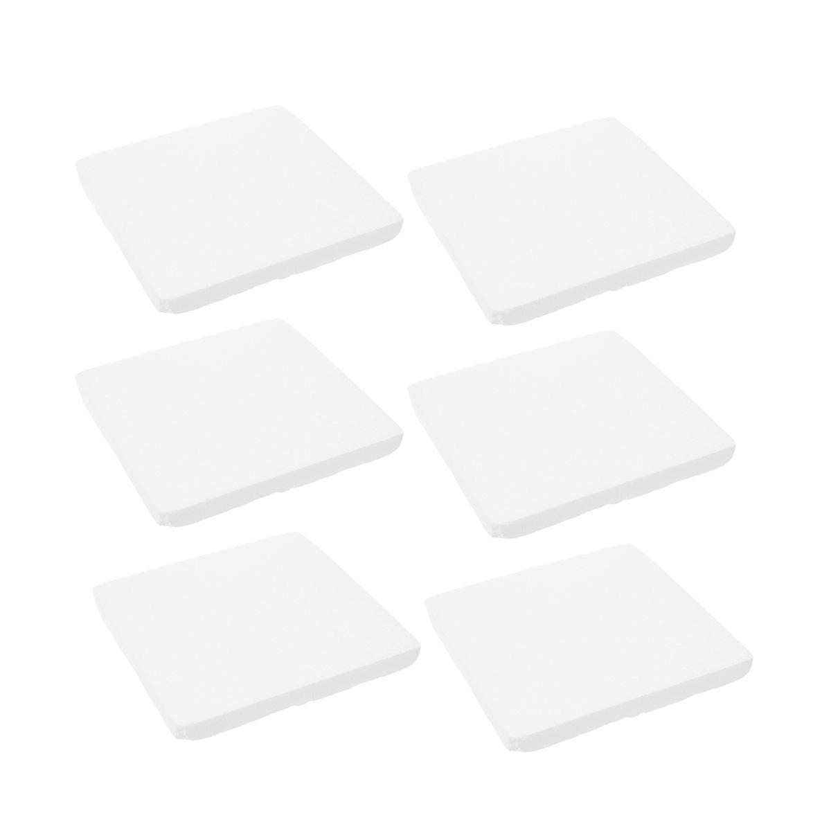 Craft Blocks 18Pcs White Absorption Pads Ideal For Shockproof Use In Home And Shop Environments