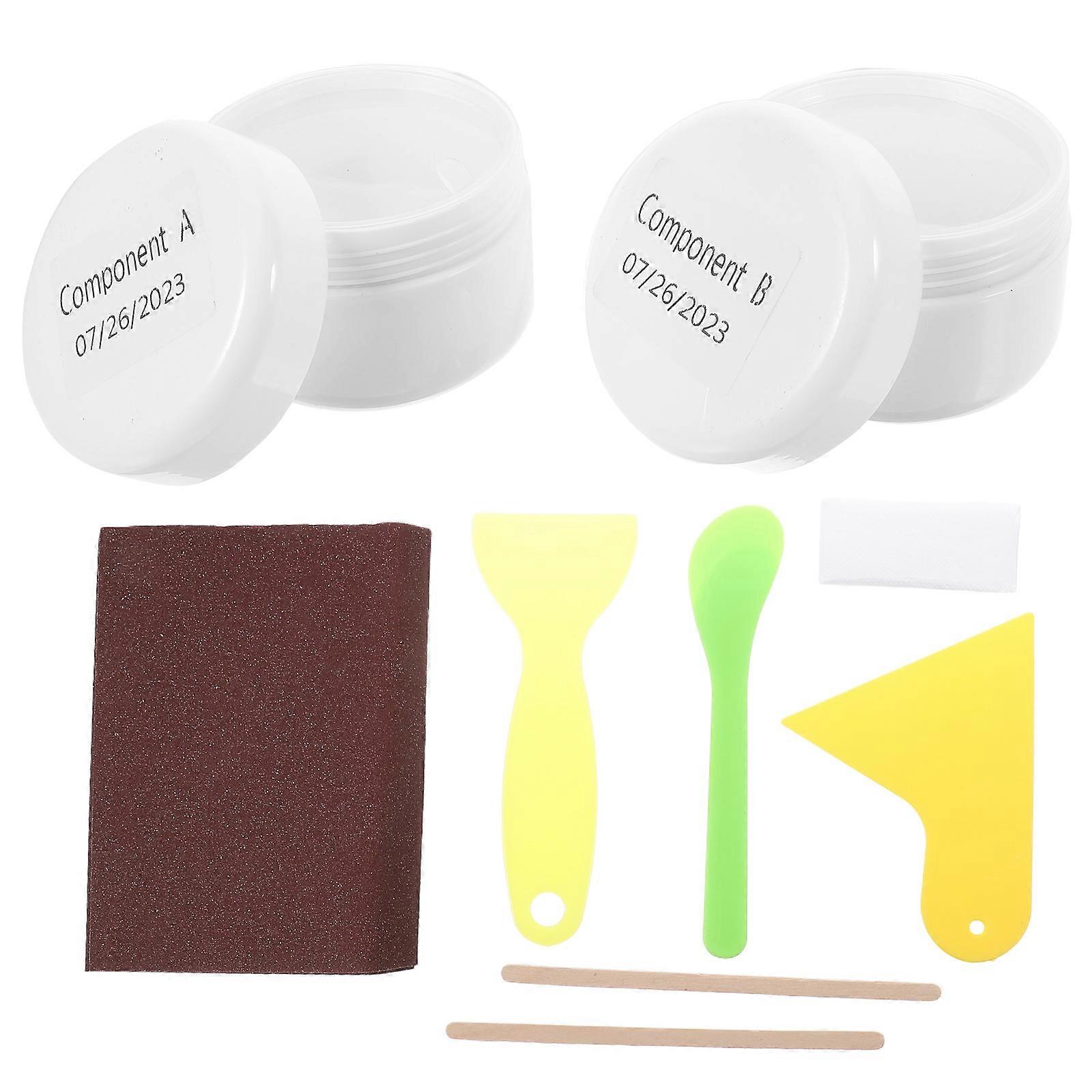 White Porcelain Repair Kit for Tile Composite Material Simple Application 1 Set