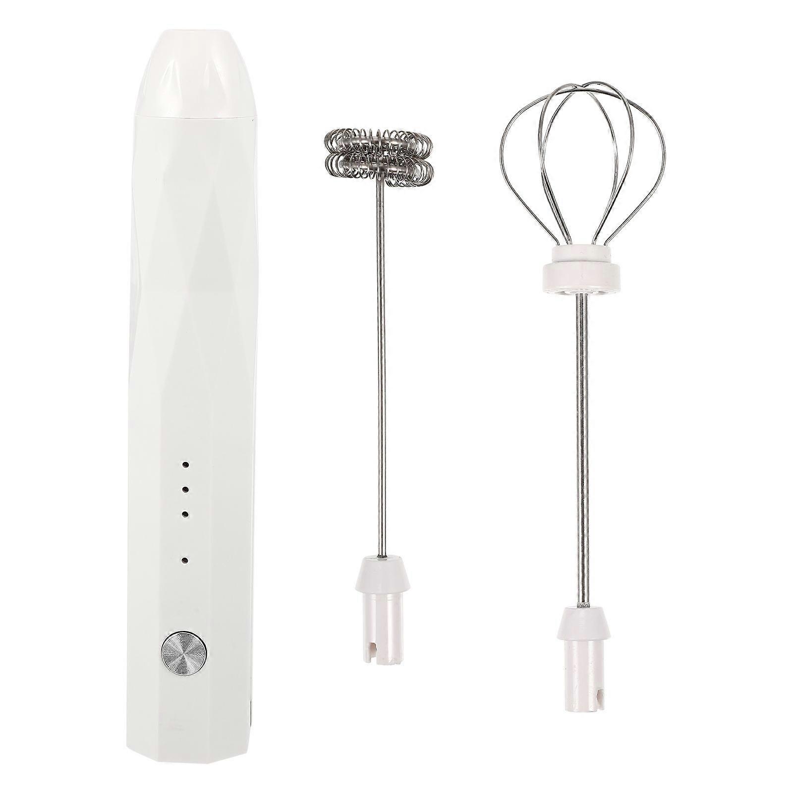 Multi-Function Cream Whisk Mixer For Kitchen Appliances Ideal For Baking And Cooking With White ABS And Stainless Steel Design In 1 Set