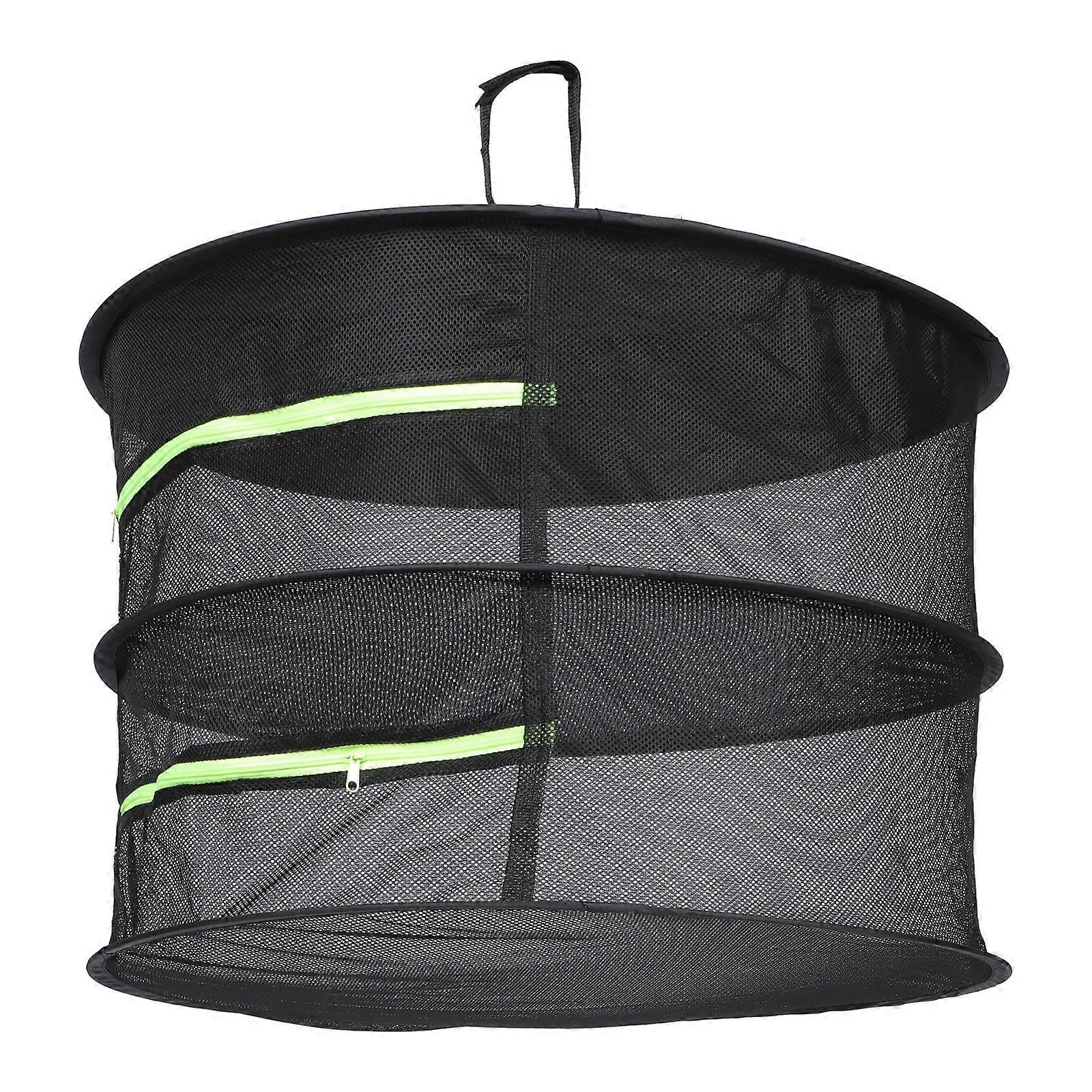 Herb Drying Net For Plant Drying Tools Outdoor Use Round Shape Folding Structure 1Pack
