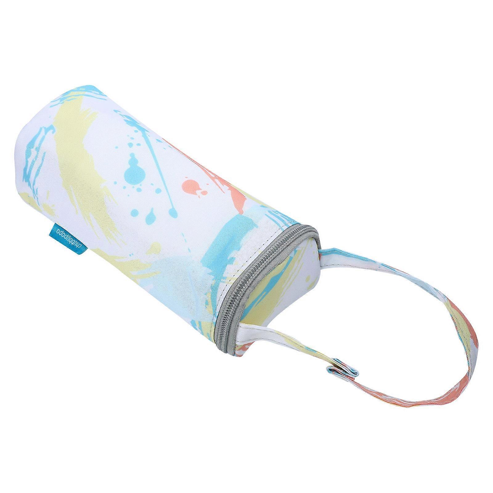 Insulated Cooler Bag for Bottles Portable Thermal Bag for Travel and Daycare, Keeps Milk Fresh and Warm with Stroller Clip Design