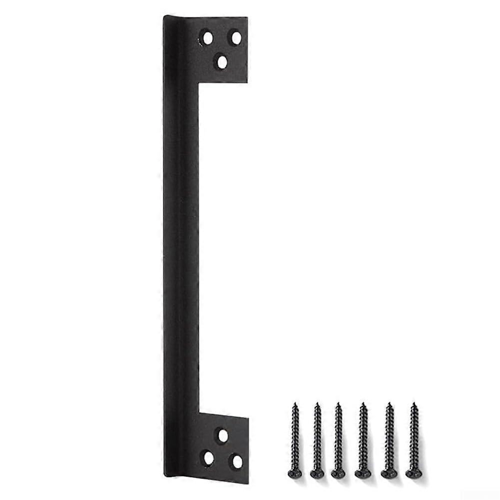 Sleek and Functional Door Lock Protection Plate, Made of Stainless Steel for Maximum Security (B)