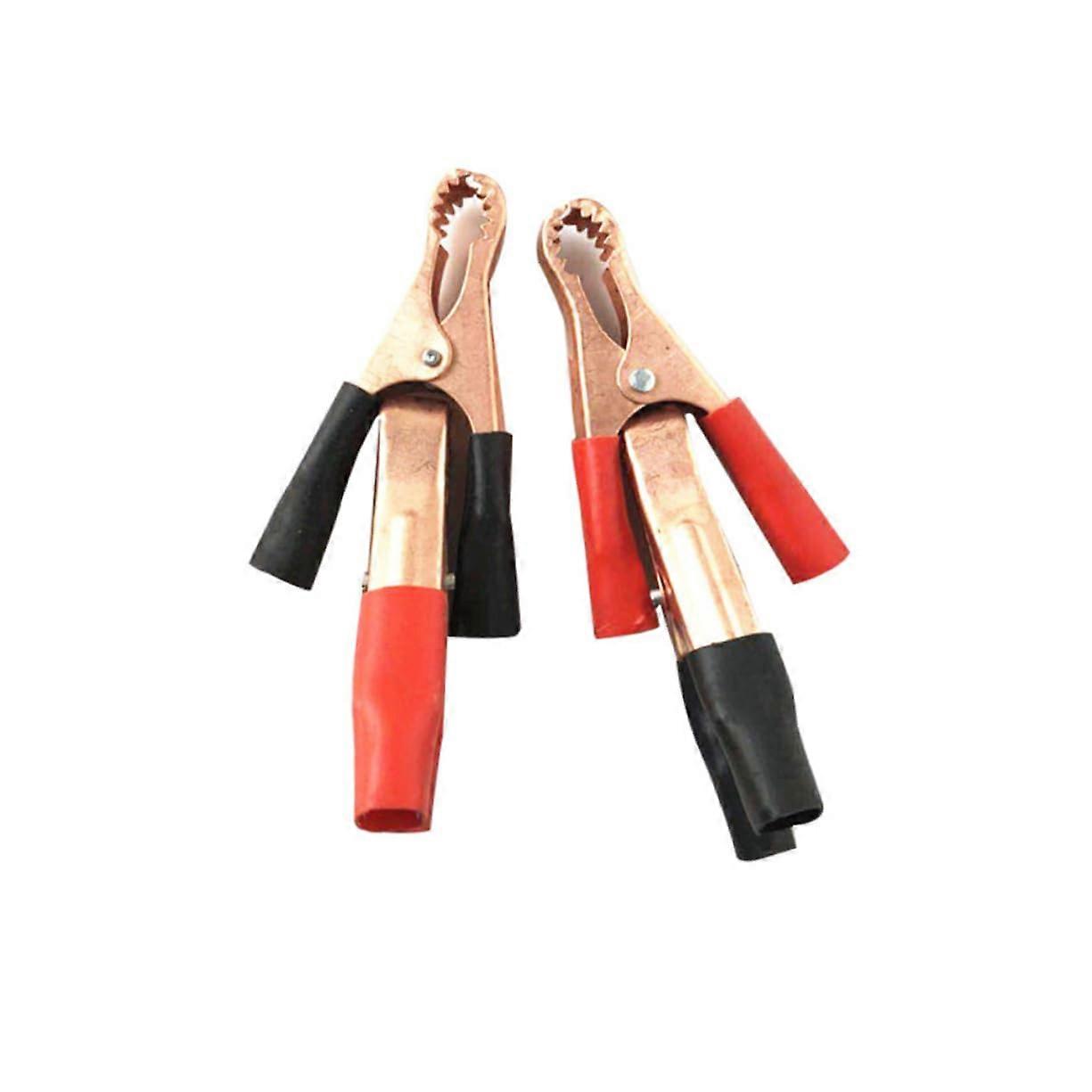 10 Pieces Heavy Duty Alligator Clips for Inverter and Car Battery