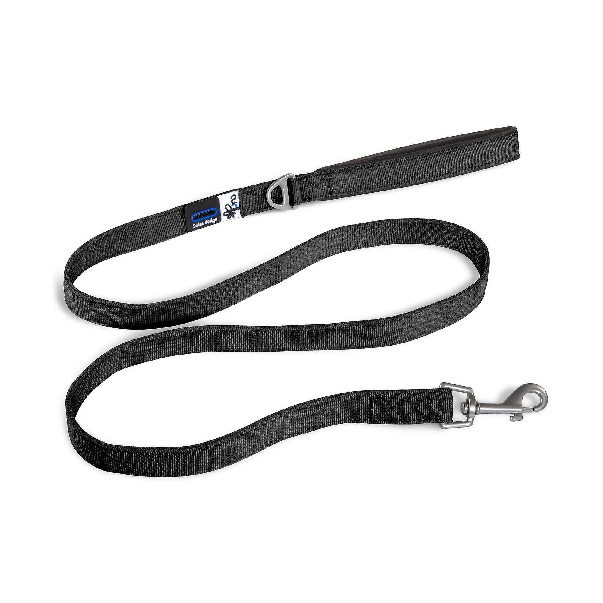 Basic Leash Size L Black Dog Walking Leash