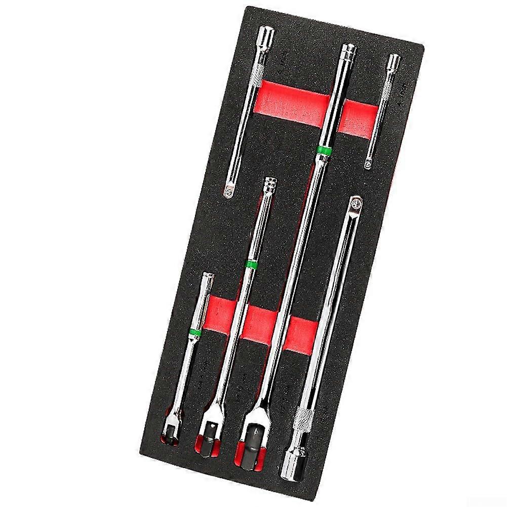 Breaker Bar Set 6-Piece With Ergonomic Grip For Tight Spaces And Easy To Use