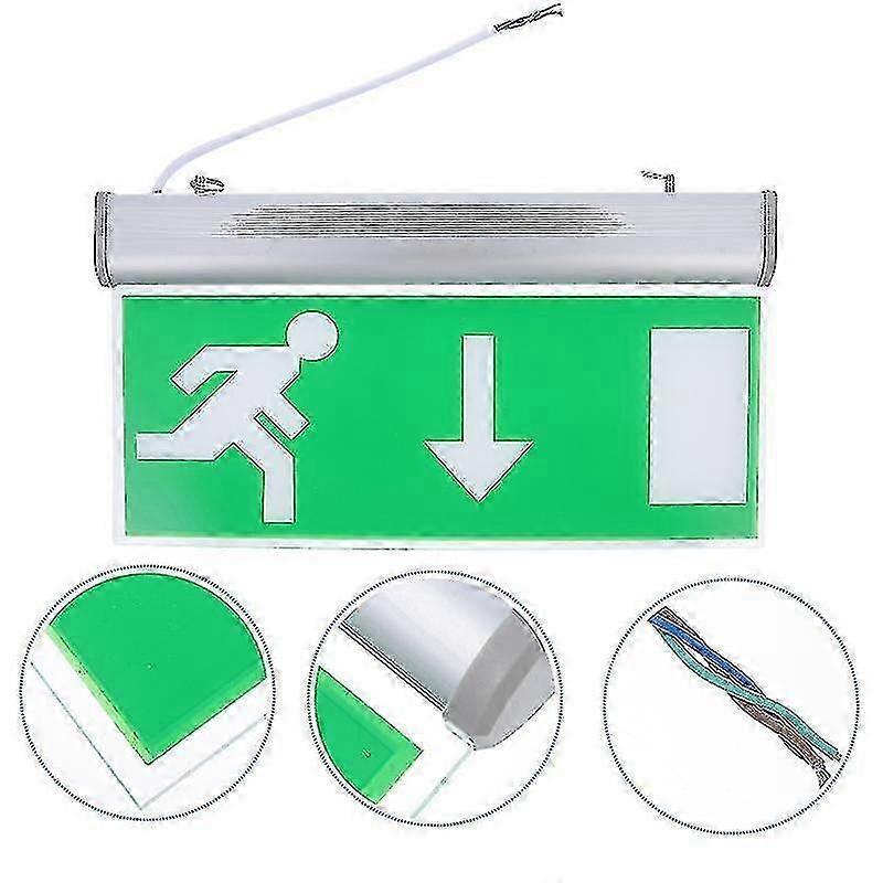 1pc Led Emergency Light Emergency Exit Light For Office Buildings School