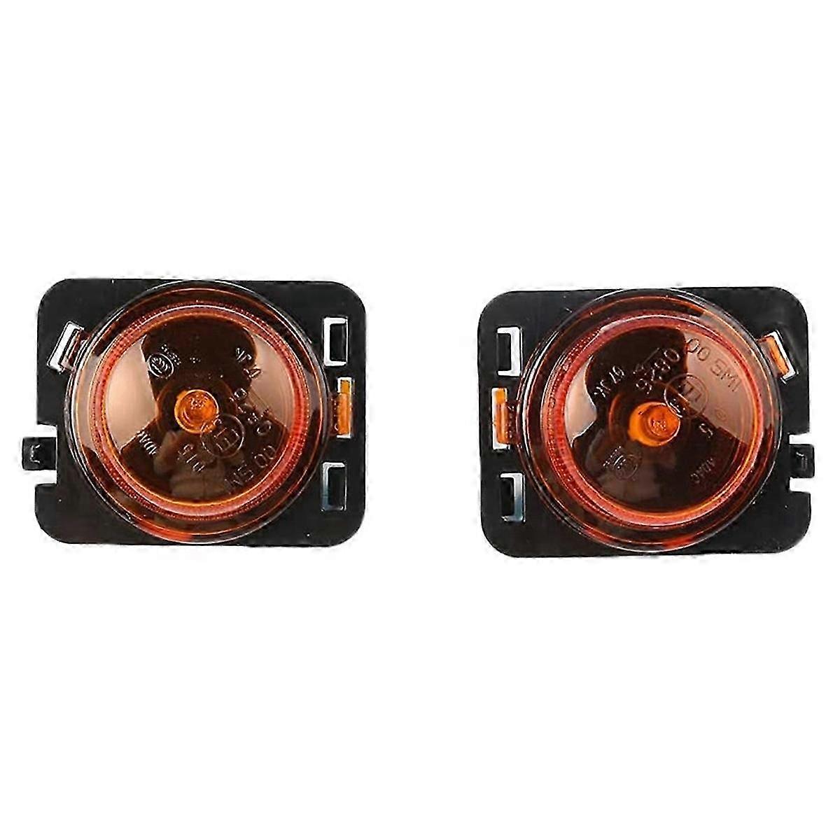 Car Side Marker Corner Turn Signals for JK - Side Front Turn Signals Compatible with 55078144AA & 55078145AA