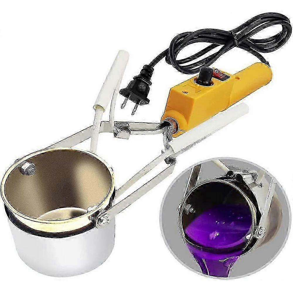 وعاء شمع كهربائي 300 واط لصنع الشموع ، ذوبان شمع الشموع لشمع الصويا ، مناسب لقوالب الشموع أو الحرف اليدوية SZRH A-D