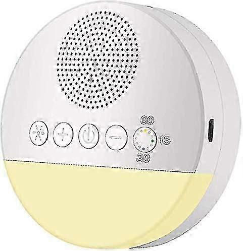 White Noise Sound Machine - Lsseda Slaaptherapie Draagbare Machine Met 20 Rustgevende Natuurlijke Geluiden