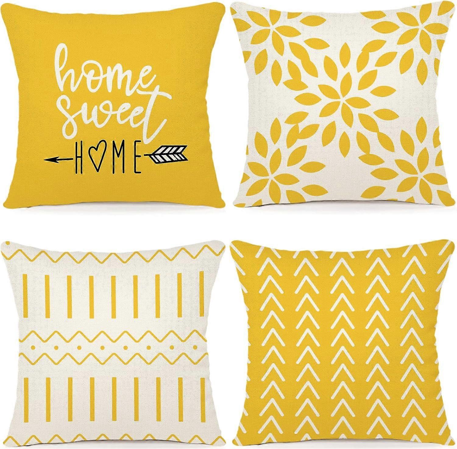 Pillowcases  4-piece set, modern sofa throw pillowcases