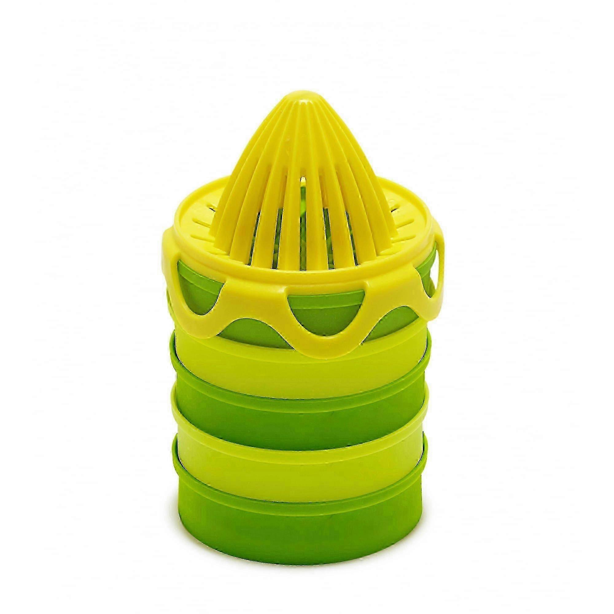 6-Pack Silicone Lemon Ice Tray Set with Built-in Juicer for Cocktails & Beverages